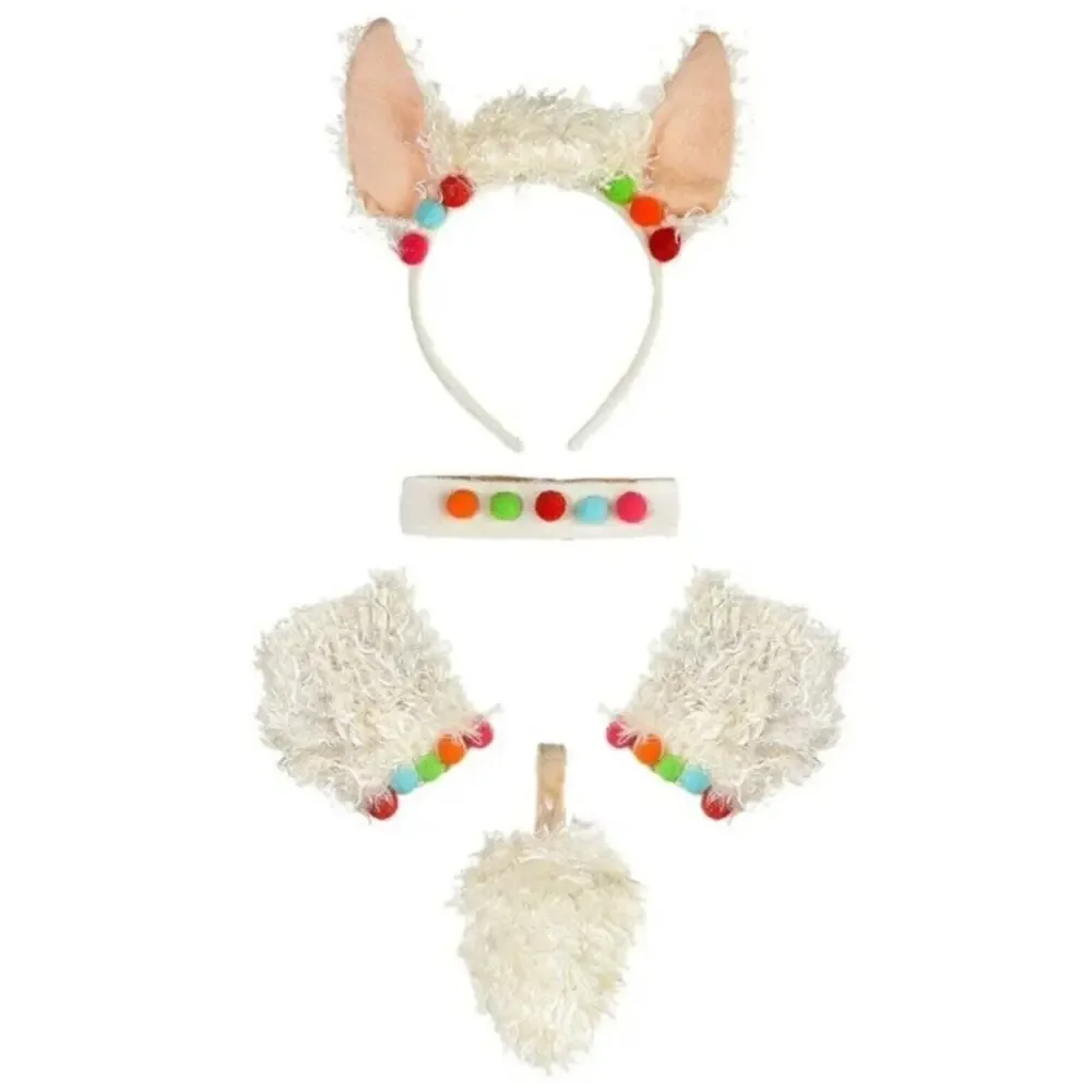 Llama Costume Accessory Kit For Kids Halloween Cosplay Theatrical Party Child 3+